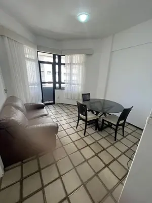 Uma área de estar em Golden Fortaleza Hotel 1 quarto