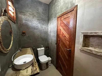 Uma casa de banho em Chalé Brisa do Pontal