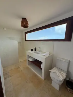 Uma casa de banho em Casa Carrara