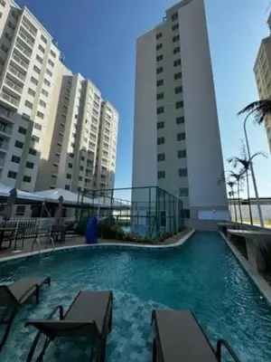 A piscina em ou perto de Apto completo na praia