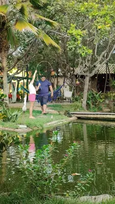 Os clientes hospedados em Chalé Com Piscina Privativa