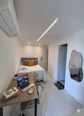 A planta de Quarto master Fortaleza Sul