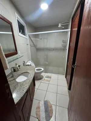 Uma casa de banho em Luau da Taiba apartment
