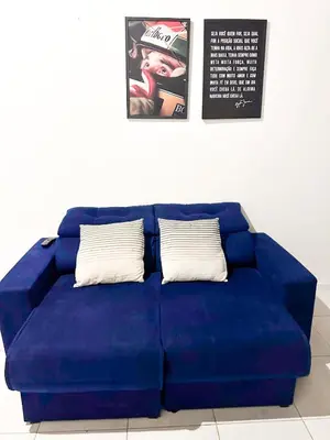 Uma área de estar em Casa da Vó Rita - com Café da Manhã - Praia do Cumbuco