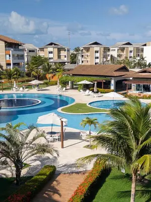 A piscina em ou perto de Cobertura duplex no Porto das Dunas