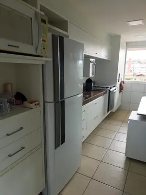 A cozinha ou kitchenette de Cobertura duplex no Porto das Dunas