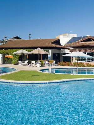 A piscina em ou perto de Cobertura duplex no Porto das Dunas
