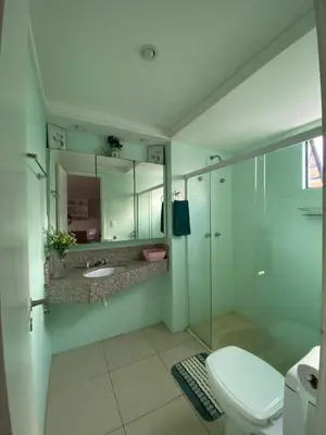 Uma casa de banho em Flat Meireles - Fortaleza