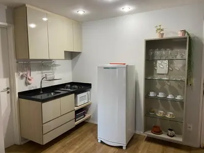 A cozinha ou kitchenette de Flat Meireles - Fortaleza