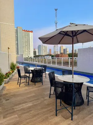 A planta de Apartamento na Praia de Iracema