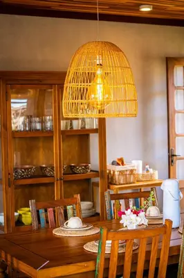 Refeições na casa de férias ou nas proximidades