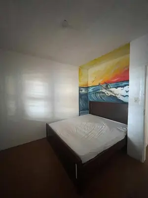 Uma cama ou camas num quarto em Casa de Praia