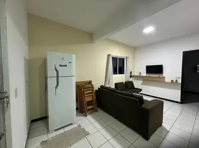 A cozinha ou kitchenette de Apartamento Amarelinho - Canoa Quebrada