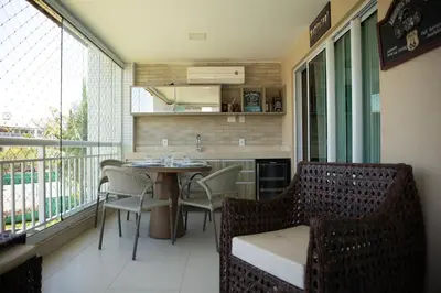 A cozinha ou kitchenette de Resort Completo - 6 min do Beach Park