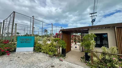 O edifício onde a casa de férias está situado