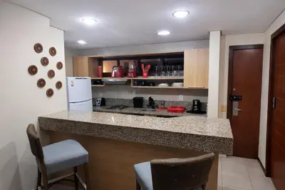 A cozinha ou kitchenette de Kariri beachfront residence -305