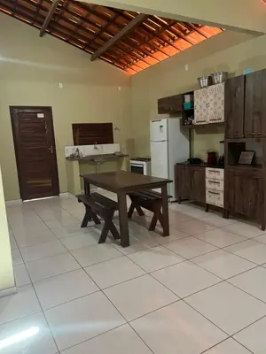 A cozinha ou kitchenette de Aconchego Feliz
