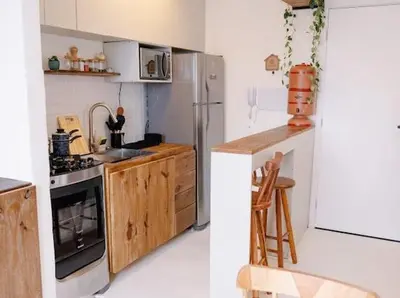 A cozinha ou kitchenette de Apartment with ocean view