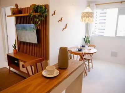 Uma área de estar em Apartment with ocean view