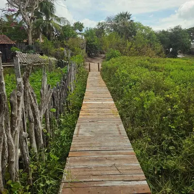 Paisagem natural perto da casa de férias