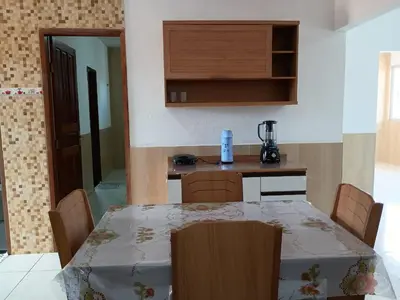 A cozinha ou kitchenette de AP Morro Branco
