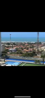 Uma vista do mar geral ou uma vista do mar a partir do apartamento