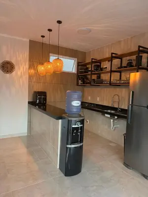 A cozinha ou kitchenette de Sunset House Canoa Quebrada