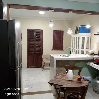 A cozinha ou kitchenette de Aconchego particular