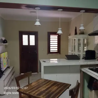 A cozinha ou kitchenette de Aconchego particular