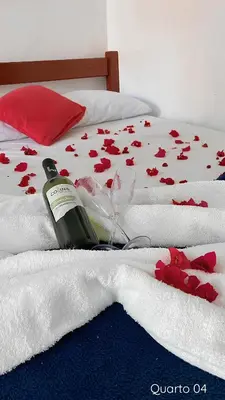 Uma cama ou camas num quarto em Villa Jerico Pousada