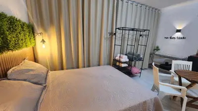Uma cama ou camas num quarto em Casa Jo Fortim