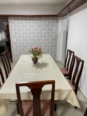 A planta de Apartamento inteiro 170m2 com 3 quartos - 100m da praia - check-in flexível