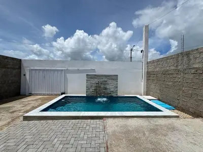 A piscina em ou perto de Casa em Tibau