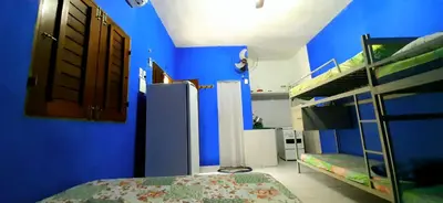 Uma cama ou camas num quarto em casa n 4 jeri