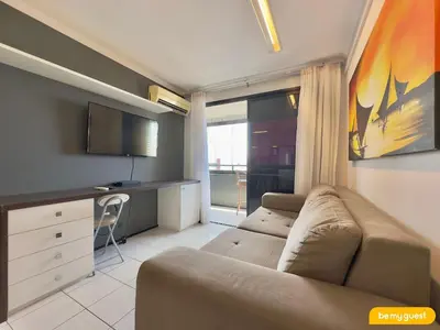 Uma área de estar em Caravelle Residencial