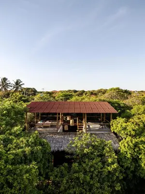 Paisagem natural perto da casa de férias