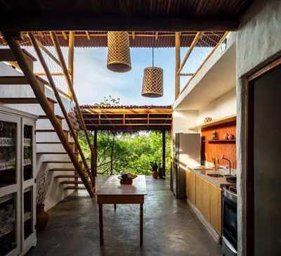 A cozinha ou kitchenette de Casa Perobinha