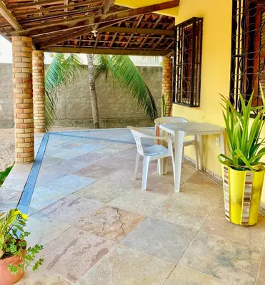 Um pátio ou outra área exterior em Casa Caju