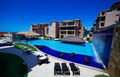 A planta de Beverly Hills Porto das Dunas Resort