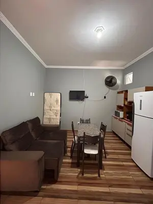 Uma área de estar em casa em jijoca de Jericoacoara