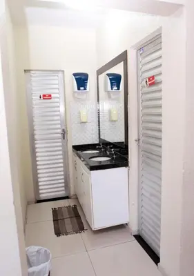 A cozinha ou kitchenette de Pousada Moda New