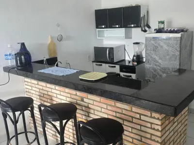 A cozinha ou kitchenette de Casa Maúna