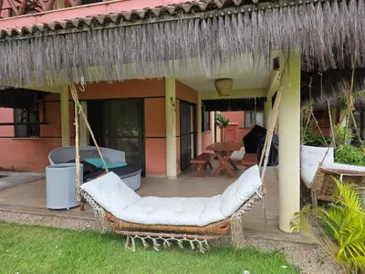 Um jardim no exterior de Dream Village 501H - Frente mar dos sonhos!