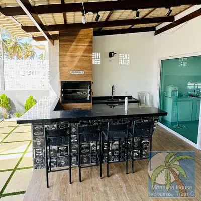 A planta de Monalisa House - Beach House - Flecheiras