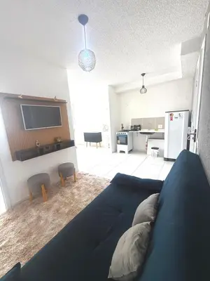 A cozinha ou kitchenette de Apartment 100 meters from the beach Crocobeach