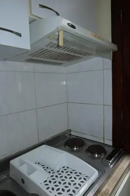 A cozinha ou kitchenette de Chalé em Condomínio com