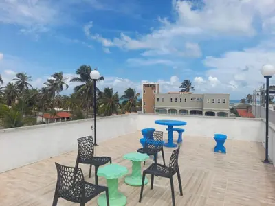 Uma varanda ou terraço em POUSADA GOLFINHO FLECHEIRAS Ce