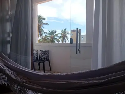 Uma varanda ou terraço em POUSADA GOLFINHO FLECHEIRAS Ce
