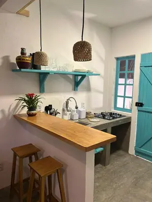 A cozinha ou kitchenette de Preá Wind Studios