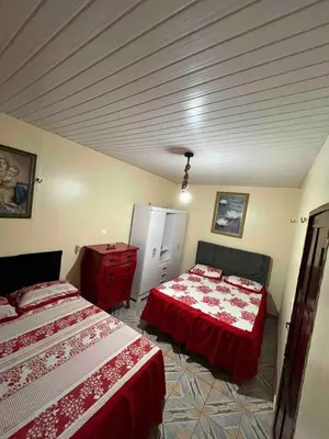 Uma cama ou camas num quarto em Casa em Jijoca de Jericoacoara